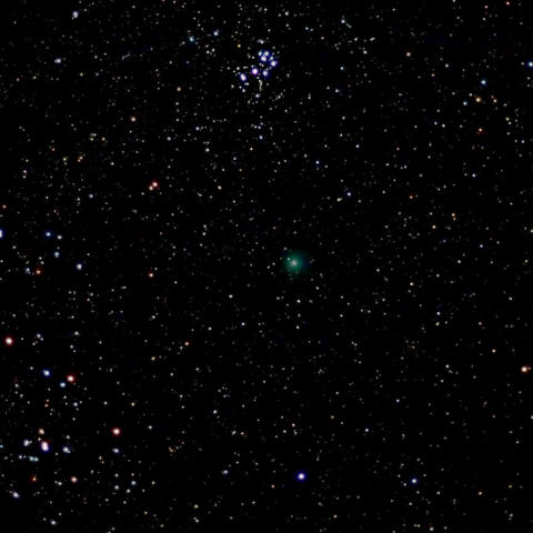 自宅前・固定撮影によるウィルタネン彗星