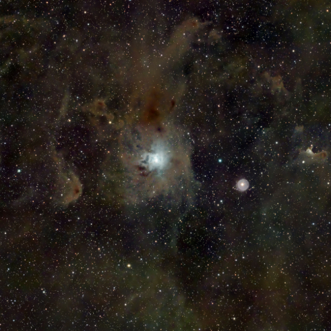 NGC7023 アイリス星雲・ゴースト星雲