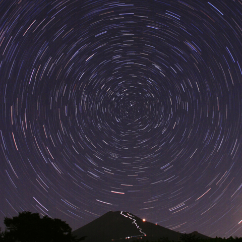 星降る登山道