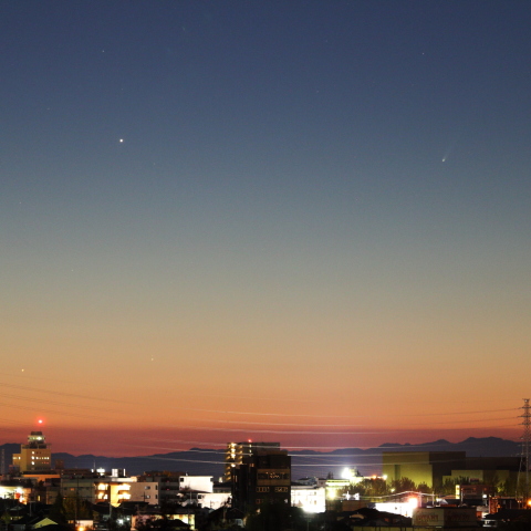 11/23のアイソン彗星