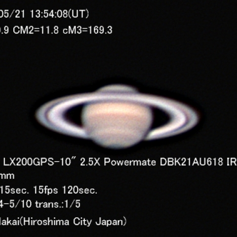 5月21日の土星