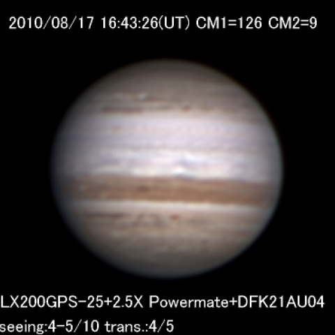 今シーズン初木星