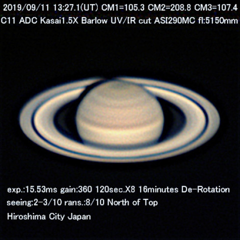 9月11日の土星