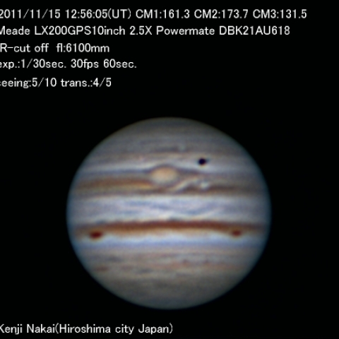 赤外カットを忘れた木星