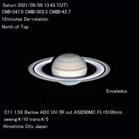9月9日の土星