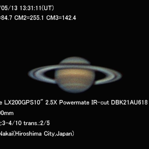 5月13日の土星
