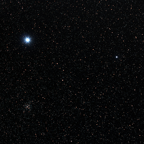 M41 おおいぬ座の散開星団