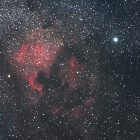 はくちょう座デネブ付近