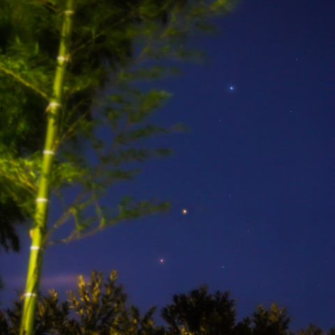 沈む火星・土星・アンタレス