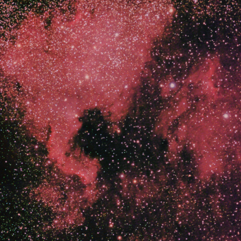 北アメリカ星雲とペリカン星雲