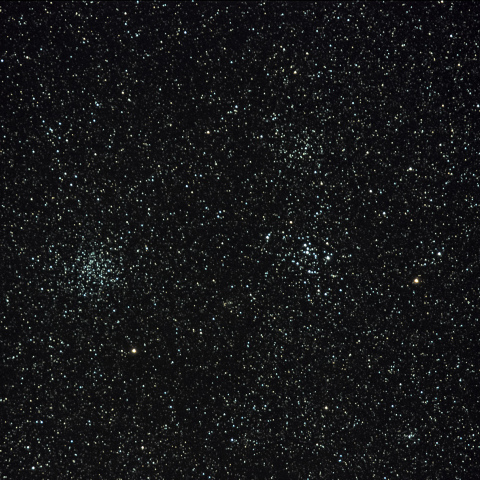 M46とM47 とも座の散開星団