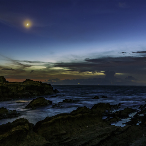 月と金星の接近