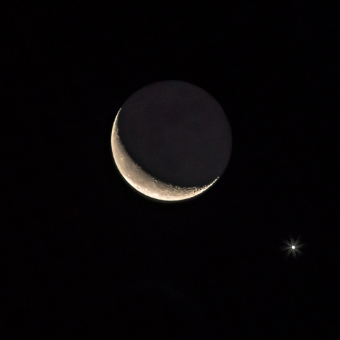 月と金星の大接近