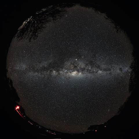 南半球で見る天の川全景