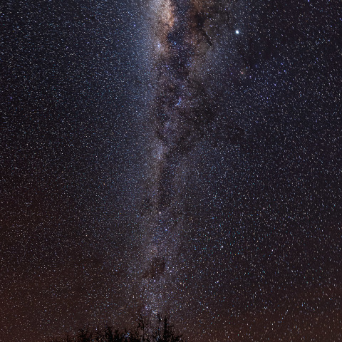 立ち昇る天の川