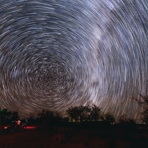 南天の日周運動