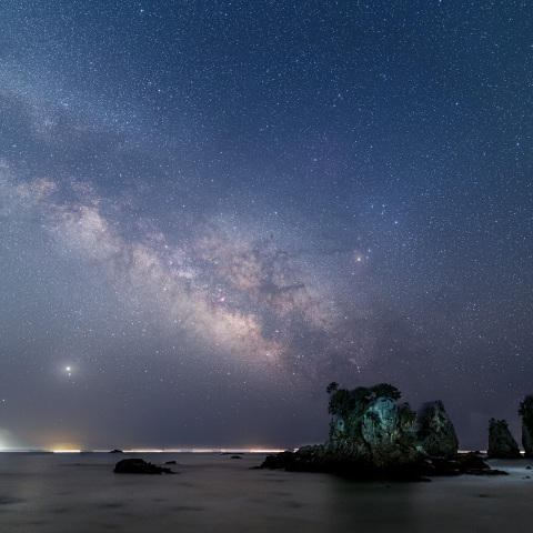 伊豆石廊崎の天の川