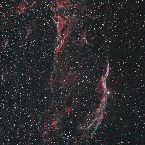 網状星雲 NGC6960付近