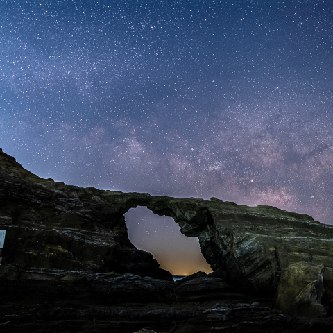 馬の背に乗る天の川