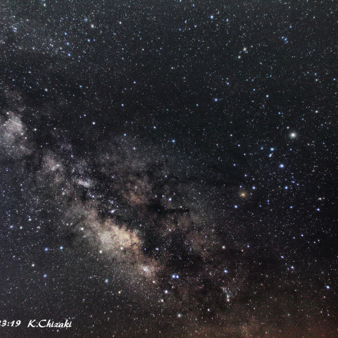 さそり座と天の川