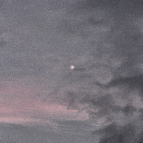 梅雨空のイブニングショー