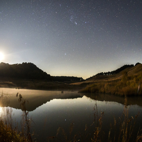 砥峰高原の夜空 １