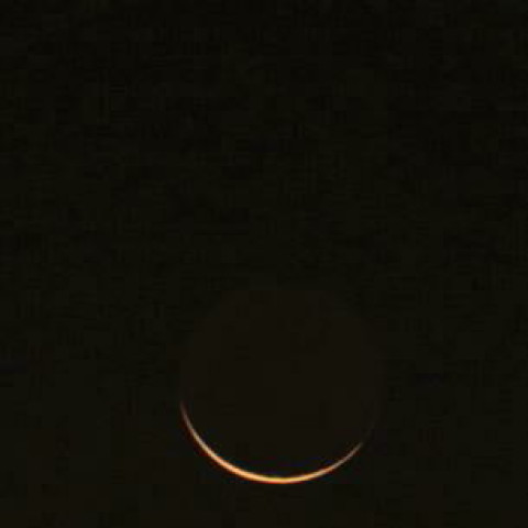 水星と月と火星