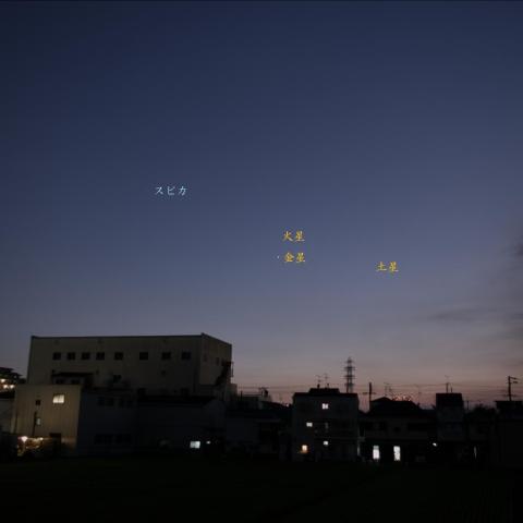 宵空の３惑星と真珠星