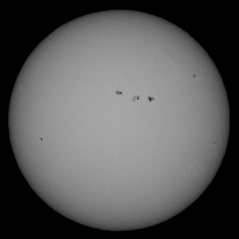 2013年1月15日の太陽黒点