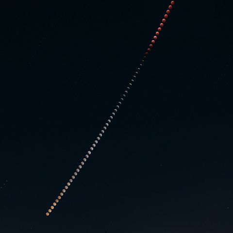 2022年11月8日の皆既月食