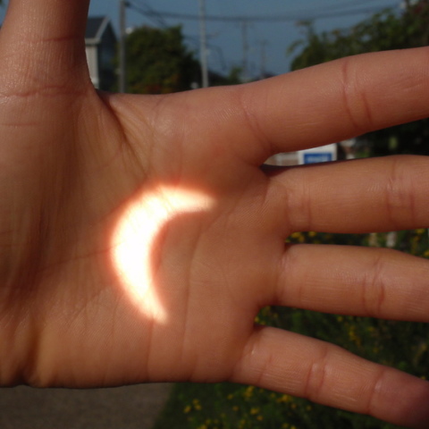 金環(部分)日食