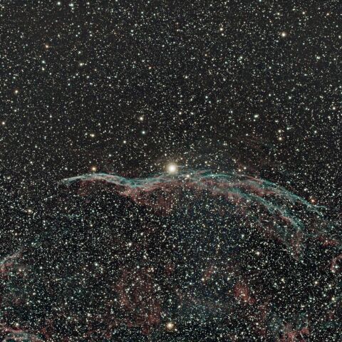 網状星雲西側 NGC6960