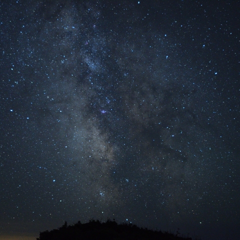 最北からの天の川