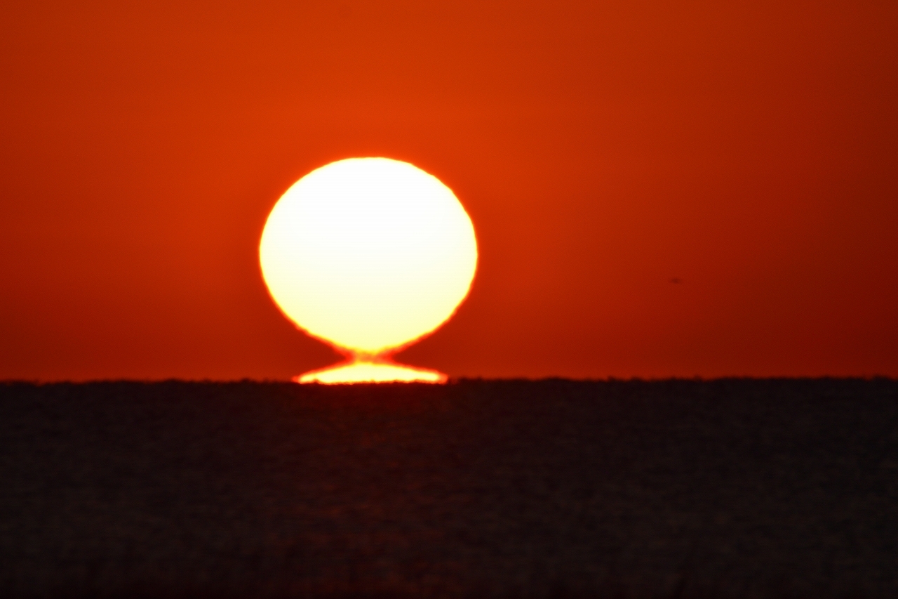 653 日本海に沈むだるま太陽 2 By Kagesora 天体写真ギャラリー