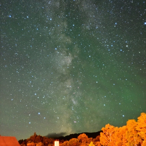 温泉キャンプ場から2