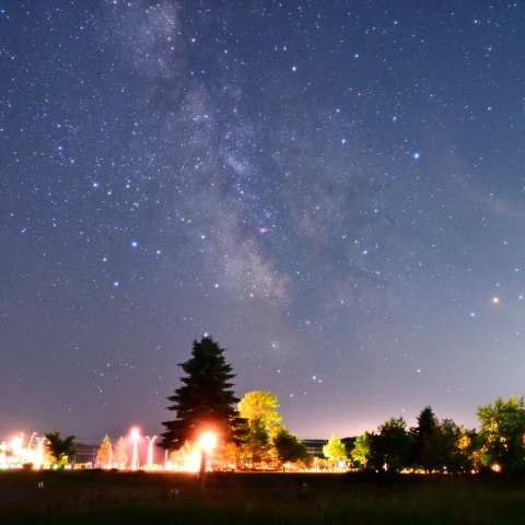駐車場公園から