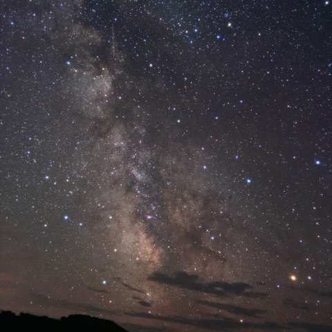 そろそろ日本海に天の川銀河