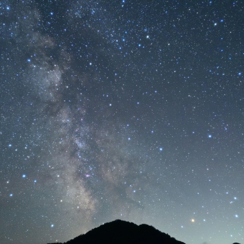 キャンプ場からの銀河
