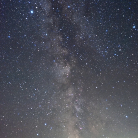 キャンプ場からの銀河　2