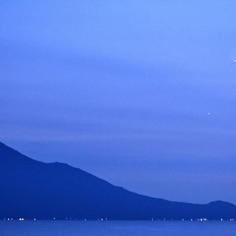 2021/8/11 三日月と金星の接近