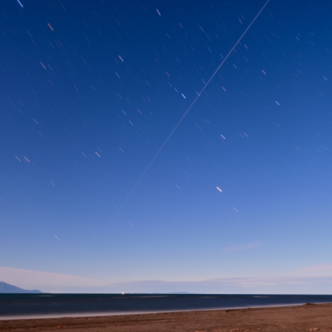 2021/9/19 ISSと利尻富士山