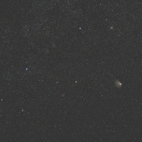 カシオペアとパンスターズ彗星