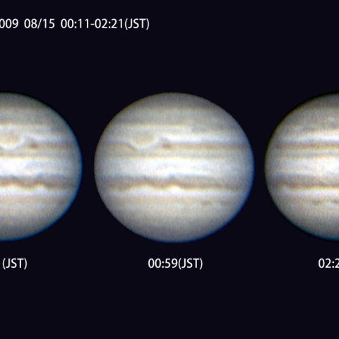 2009年8月15日未明の木星