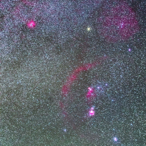 アストロトレーサー５分で撮るオリオン座周辺