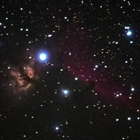 2分露光の馬頭星雲