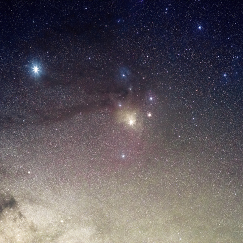 さそり座アンタレス付近