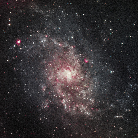 モノクロ冷却CMOSで撮るM33