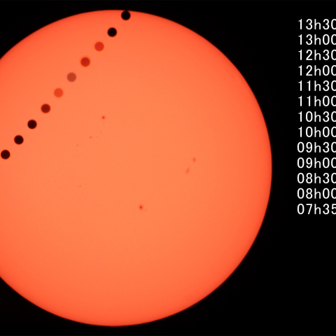金星日面通過02