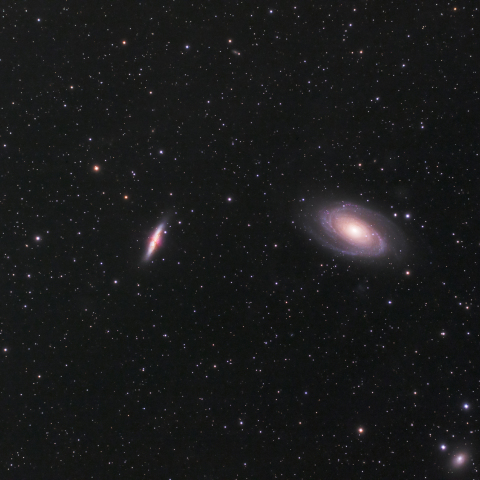 M81,M82 超新星SN2014J添え