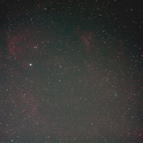 ジャック彗星とサドル・散光星雲